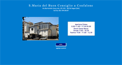 Desktop Screenshot of parrocchiaconfalone.it